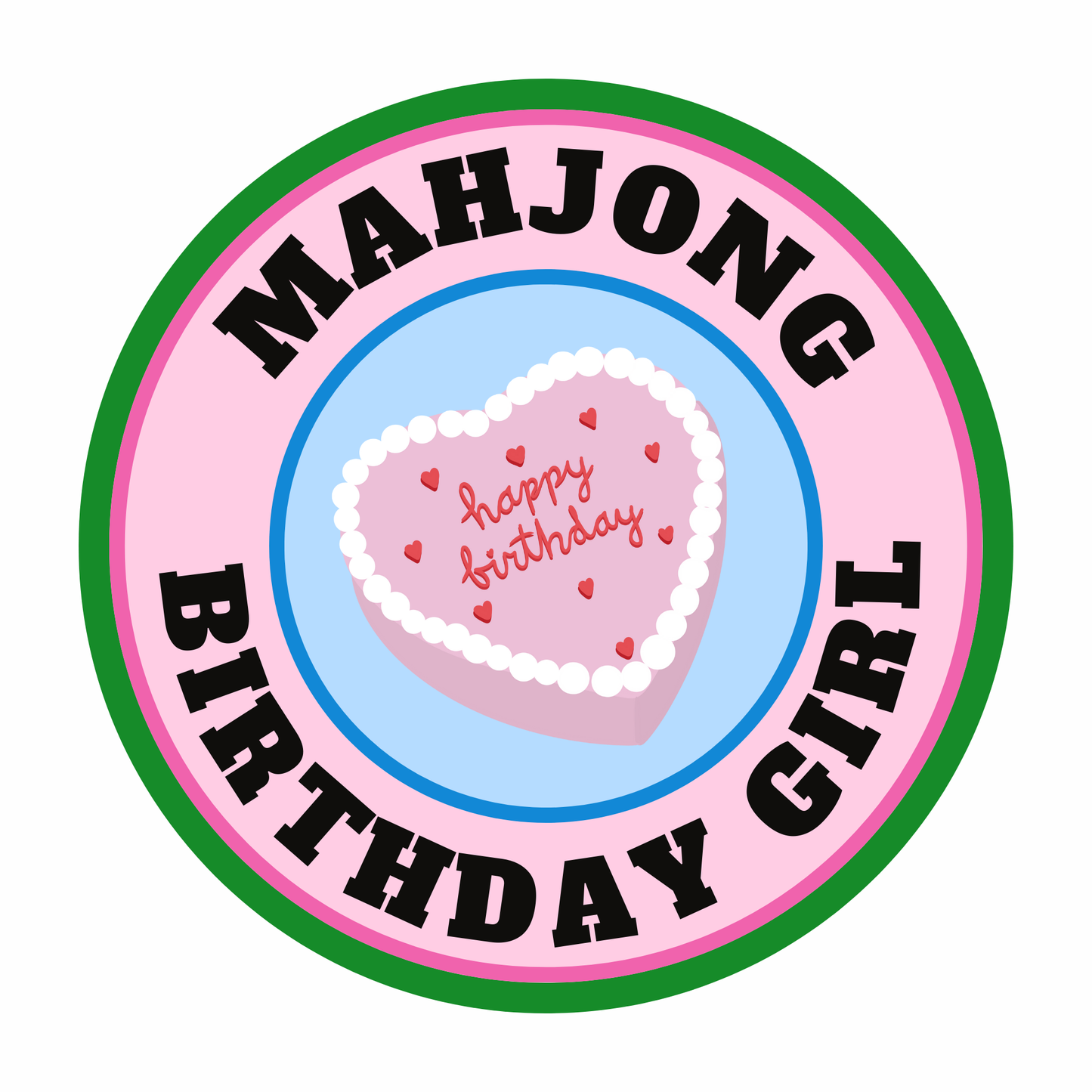 Mahjong Birthday Girl Magnet