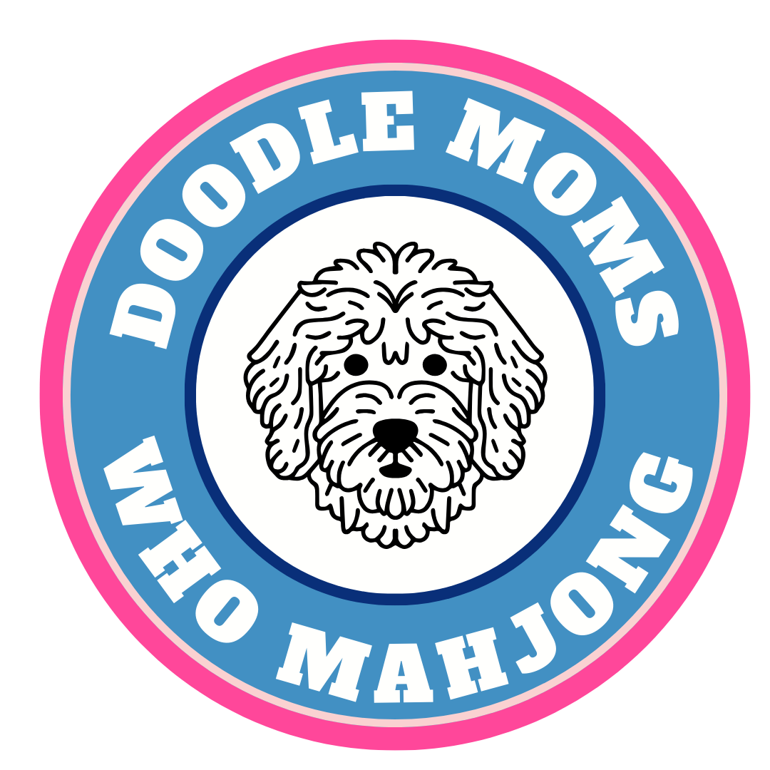 Doodle Moms Who Mahjong Magnet