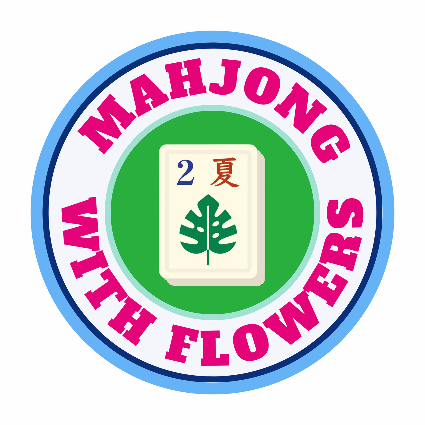 Mahjong with Flowers (Sold in Sets of 20)