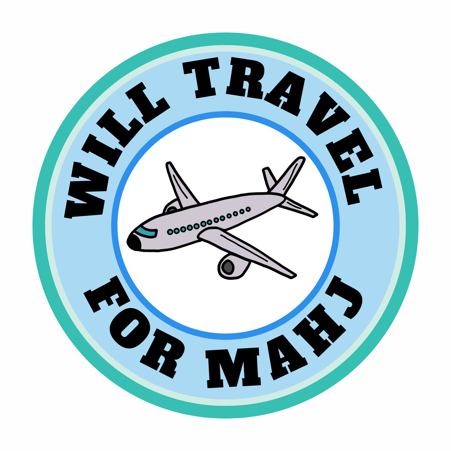Will Travel For Mahj Magnet