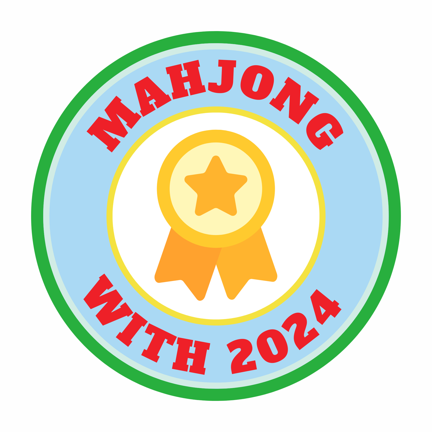 Mahjong with 2024 (Sold in Sets of 20)