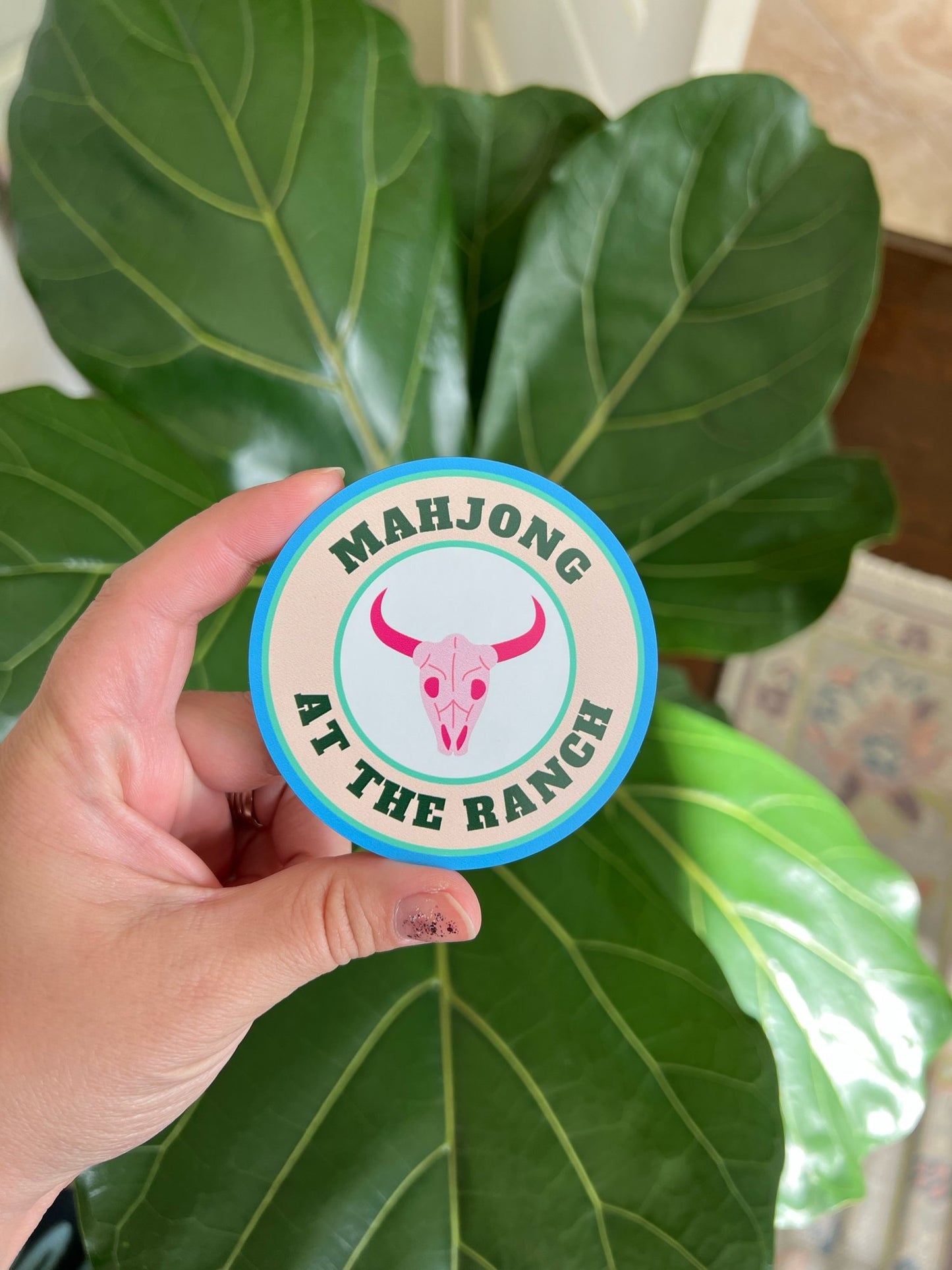 Mahjong At The Ranch Magnet