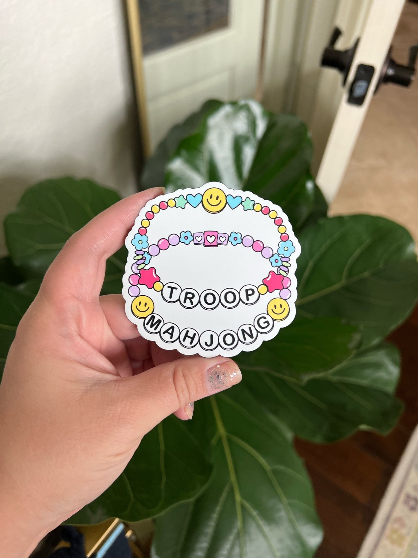 Mahjong Friendship Bracelet Magnet