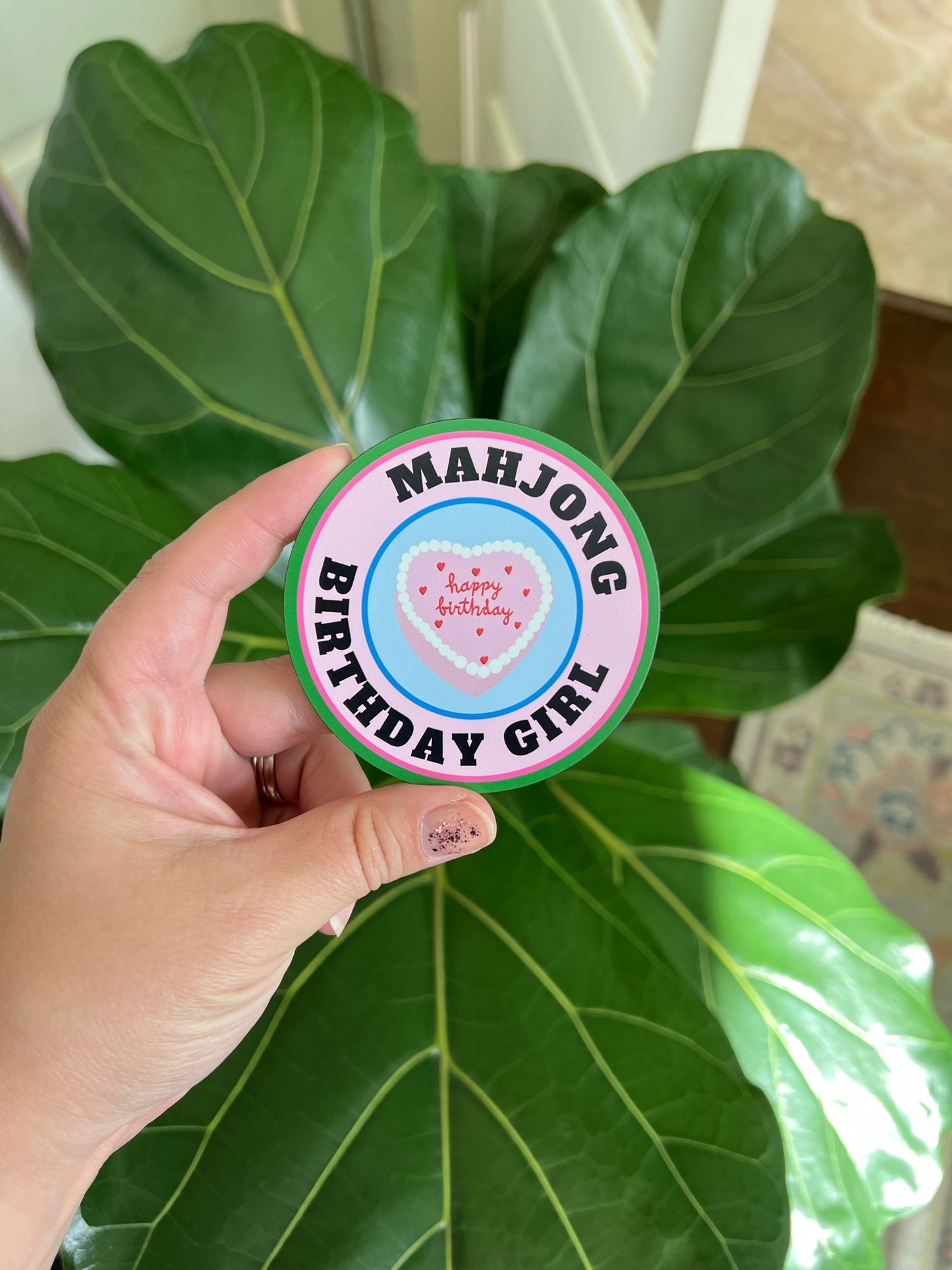 Mahjong Birthday Girl Magnet