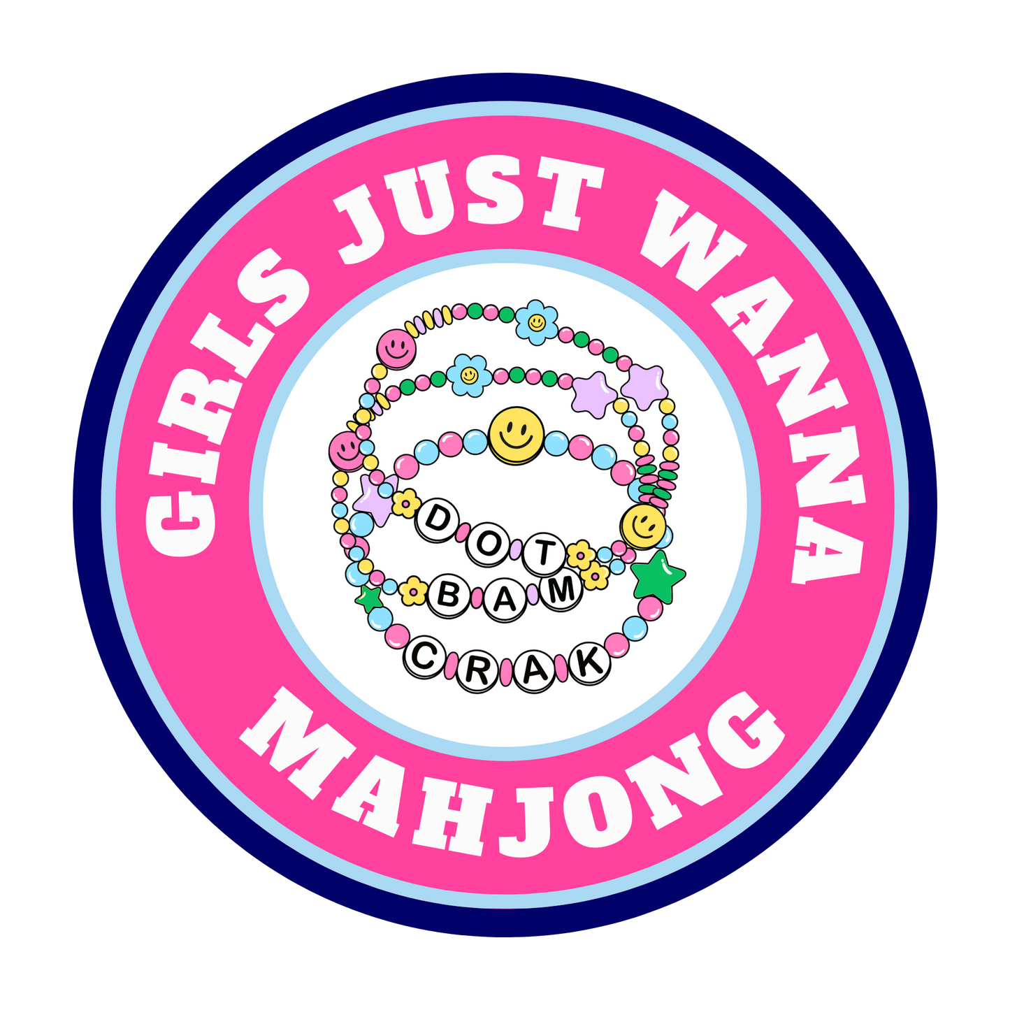 Troop Mahjong Merit Stickers (31 options - Sold Individually)