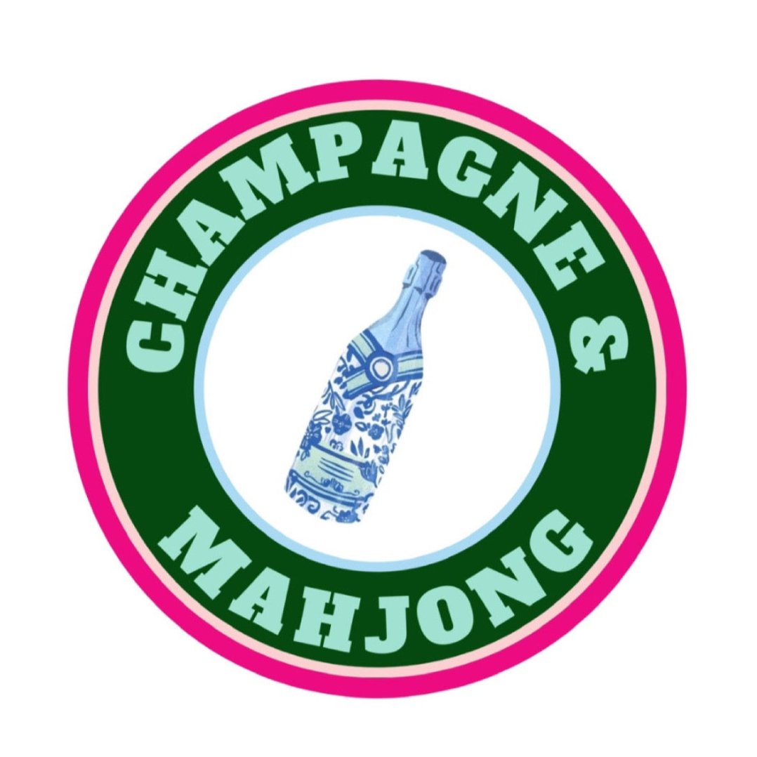 Champagne & Mahjong Magnet