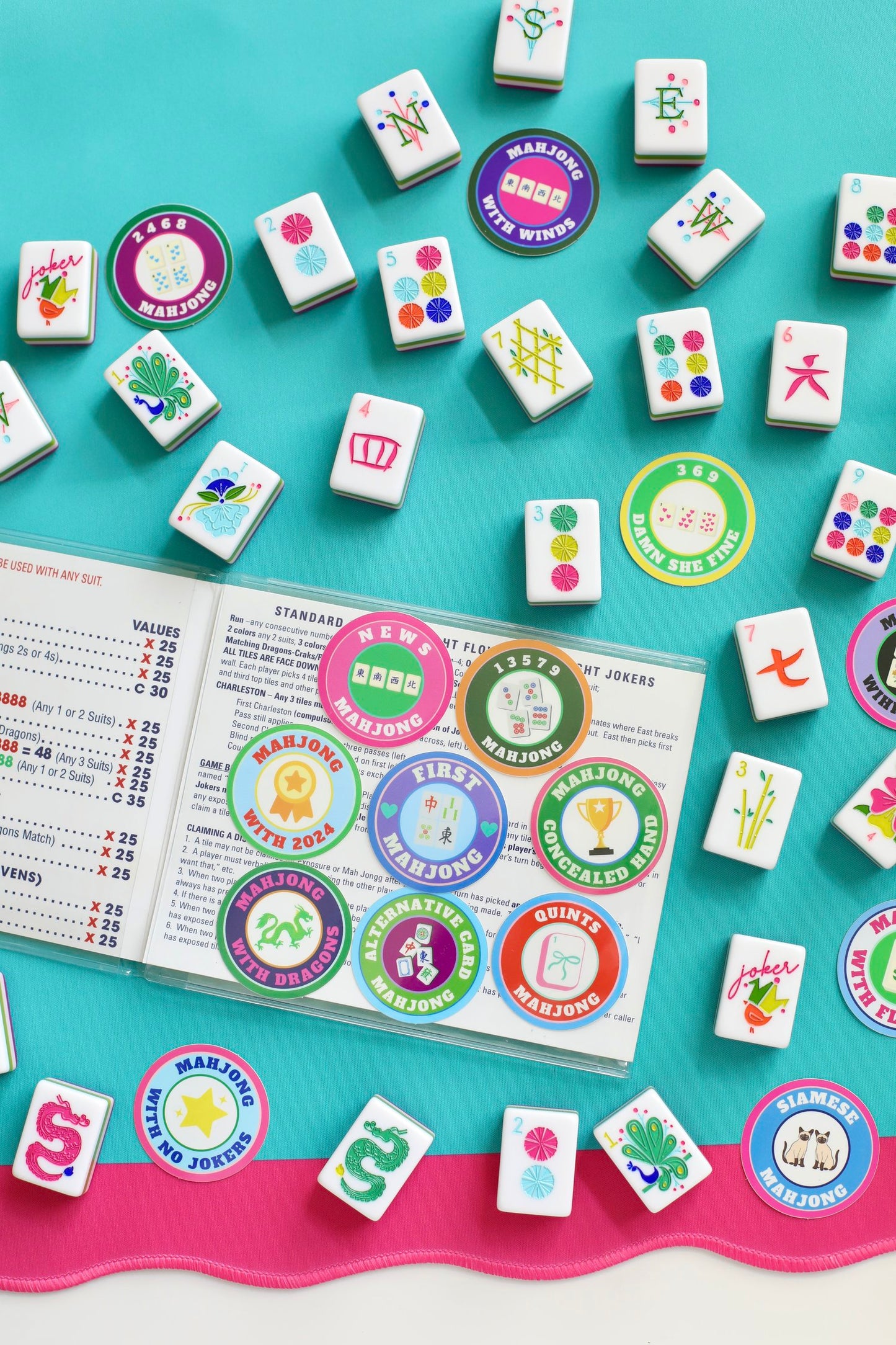 Troop Mahjong Merit Stickers (31 options - Sold Individually)