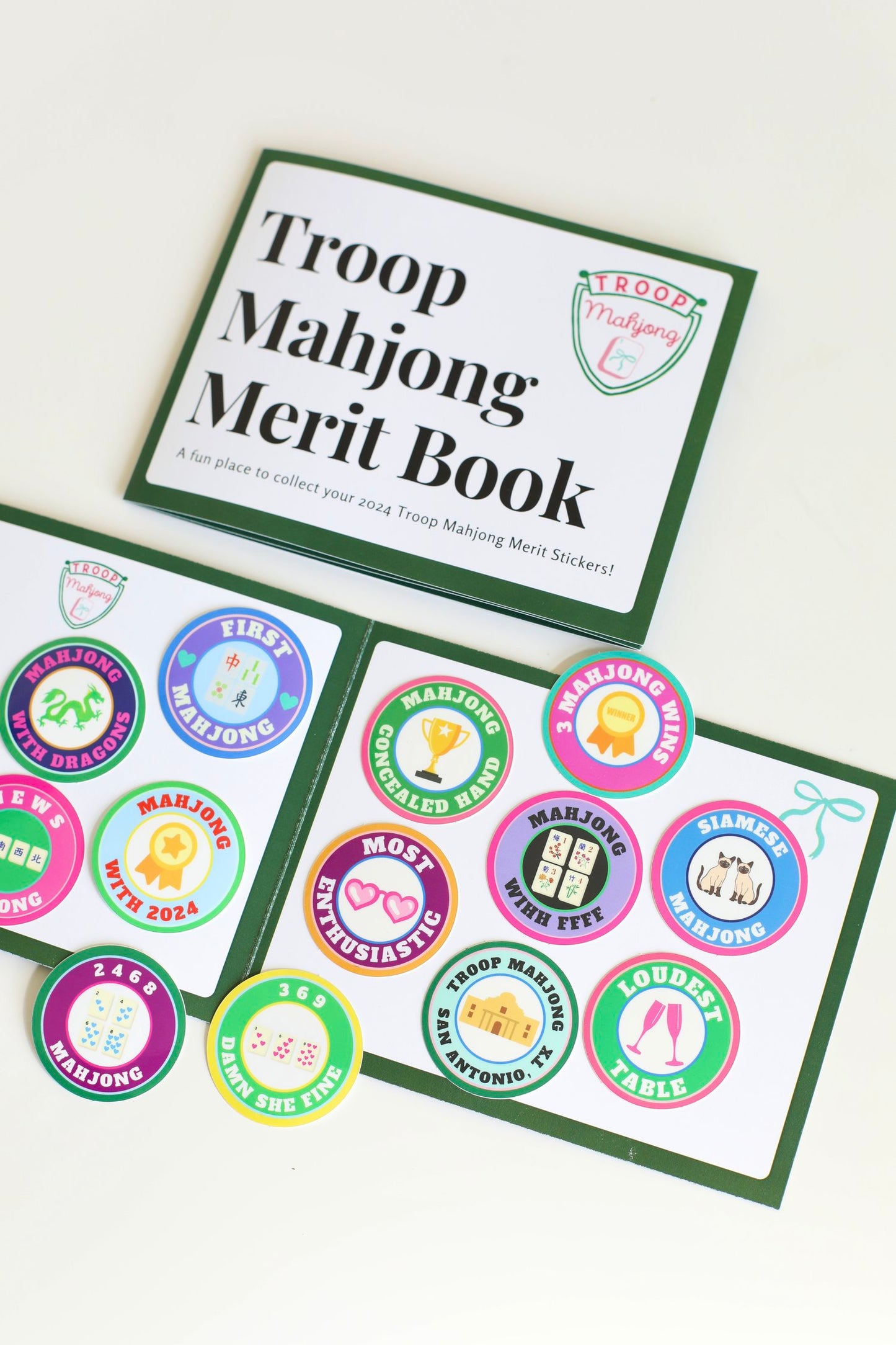 Troop Mahjong Merit Card (Sold in Sets of 4)