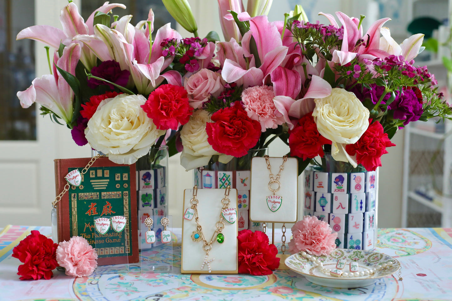 Troop Mahjong Tile Charm