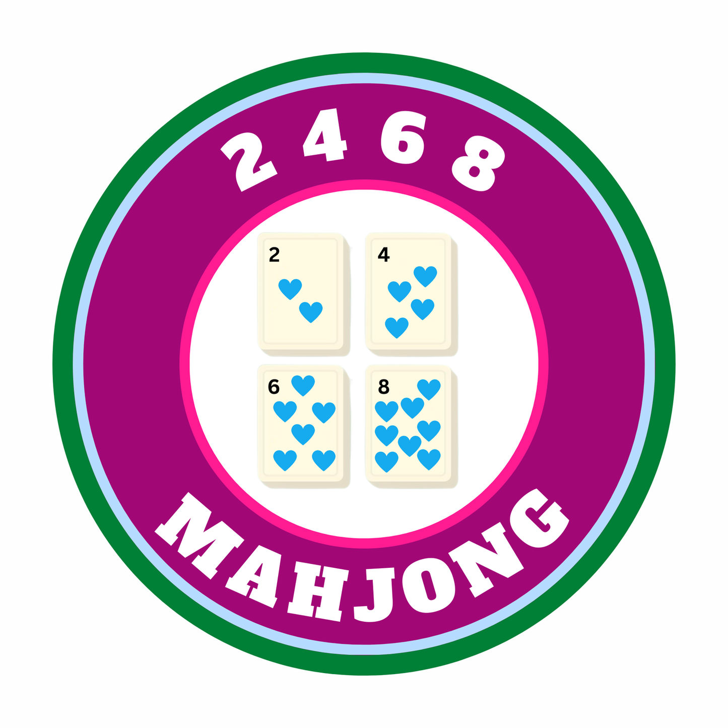 Troop Mahjong Merit Stickers (31 options - Sold Individually)