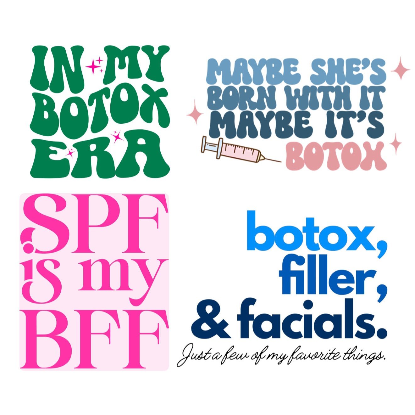 Esthetician Magnets (Sold Separately)