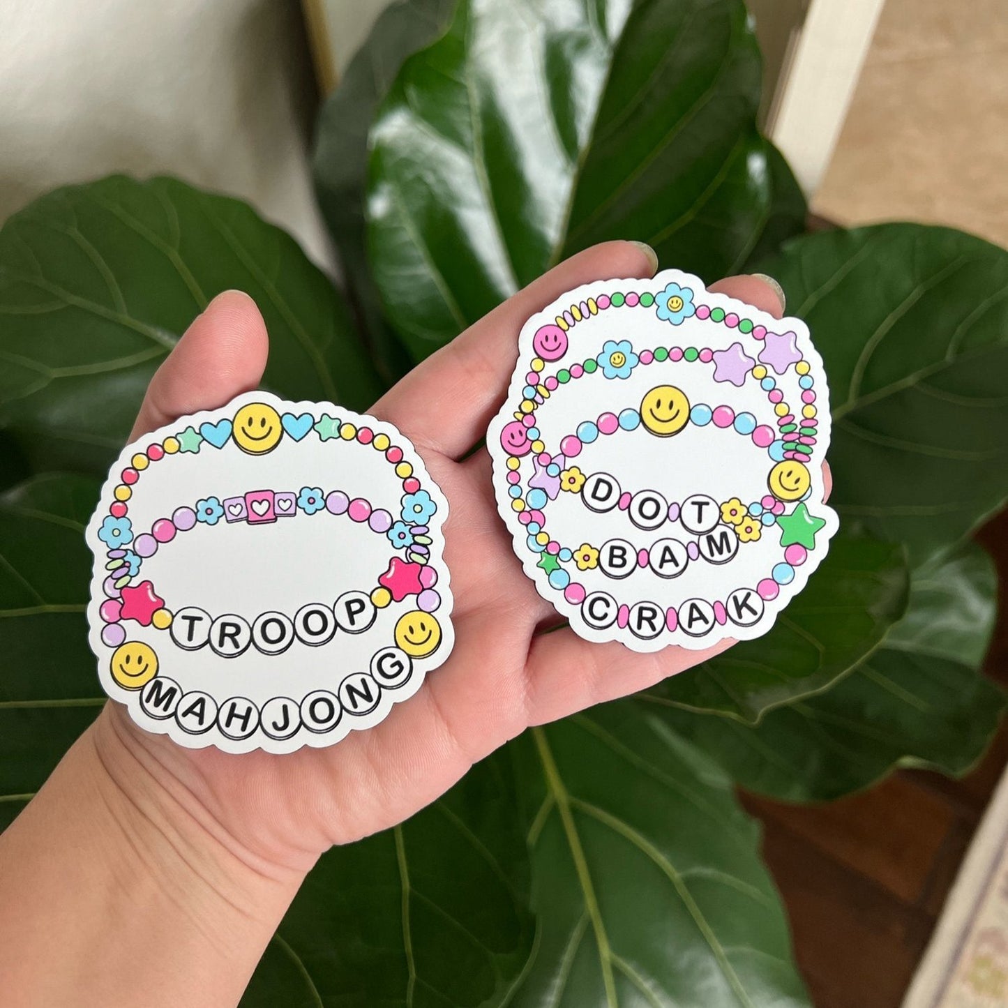 Mahjong Friendship Bracelet Magnet