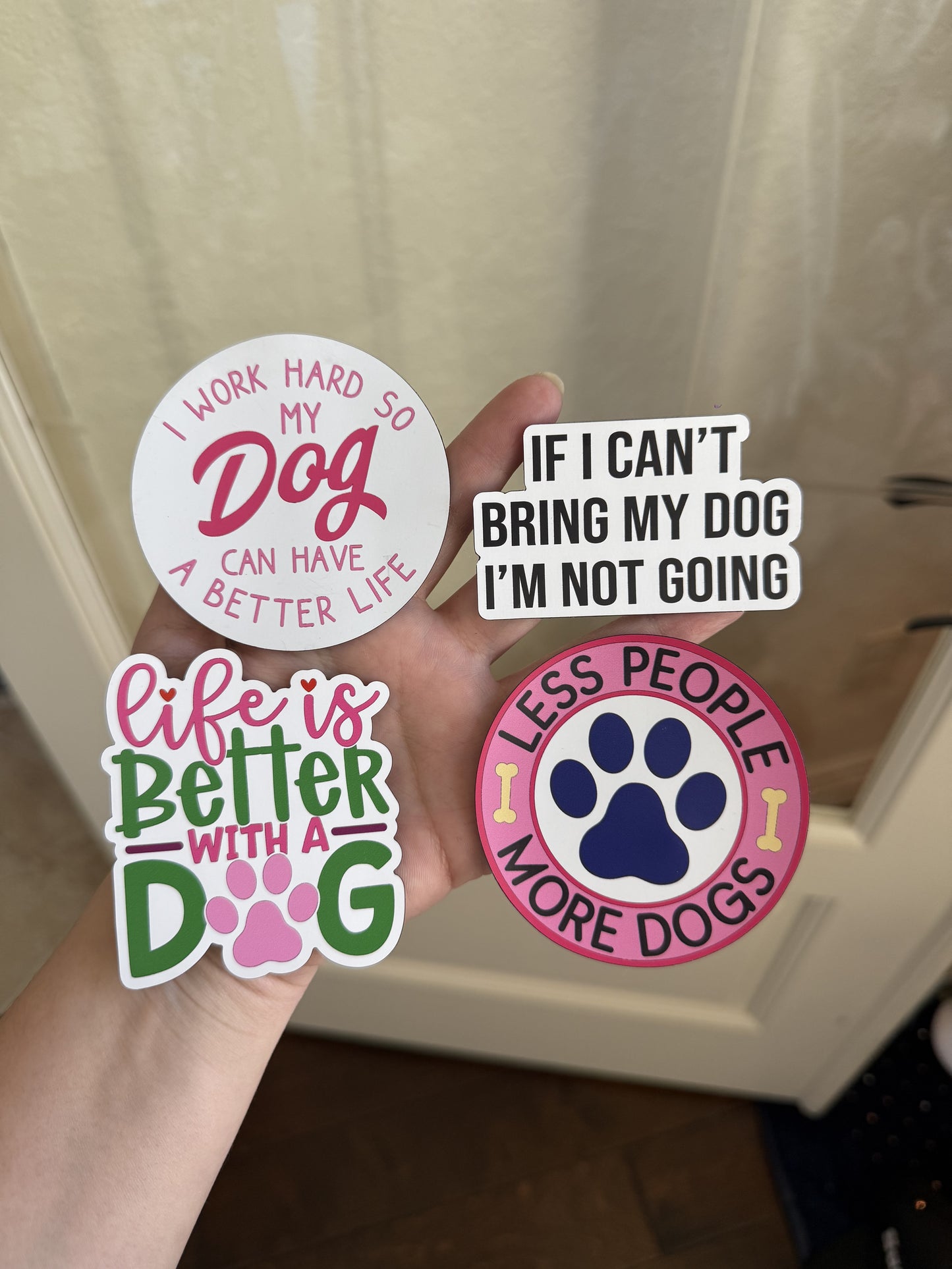 Dog Mom Magnets (Sold Separately)