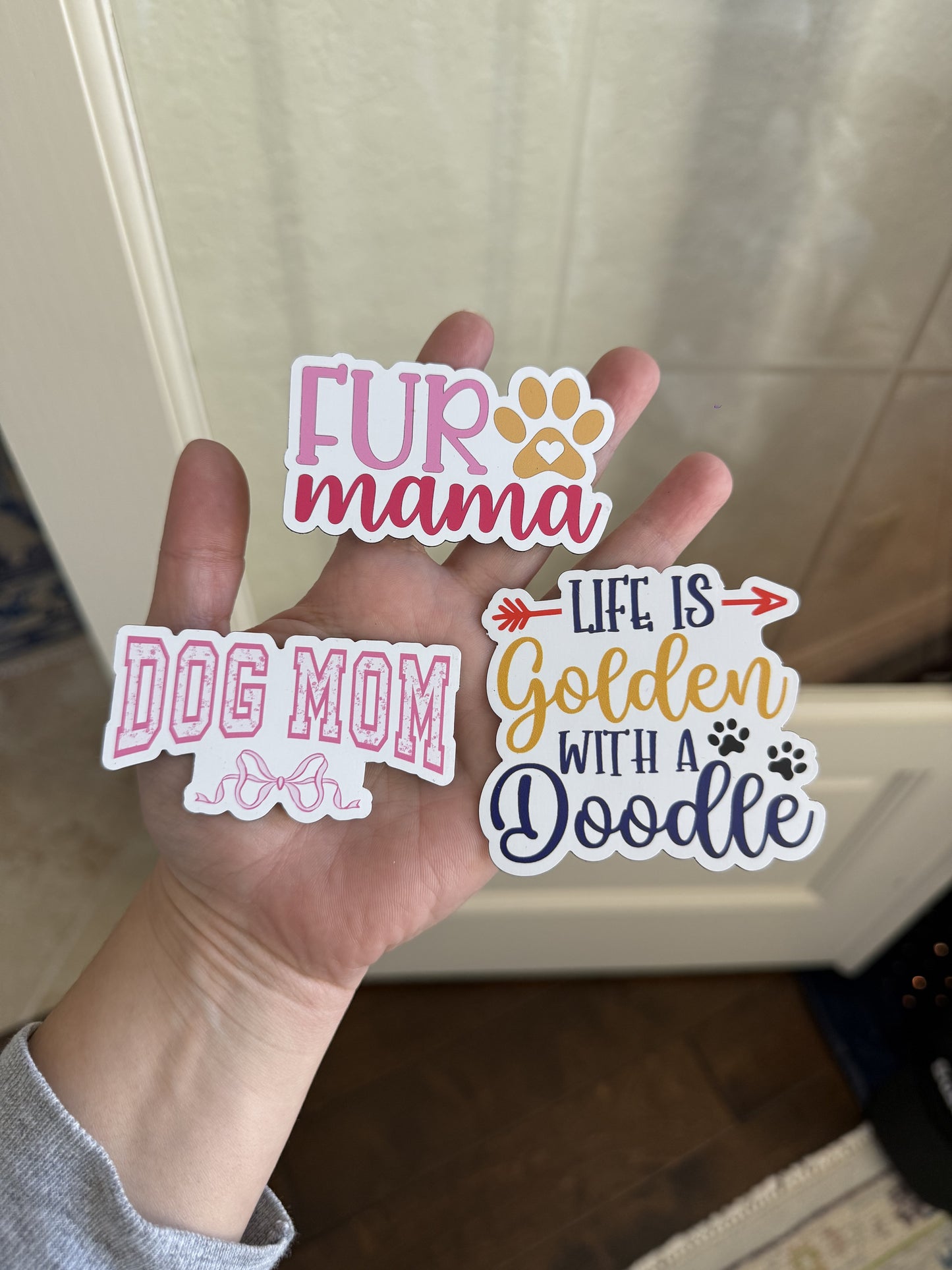 Dog Mom Magnets (Sold Separately)