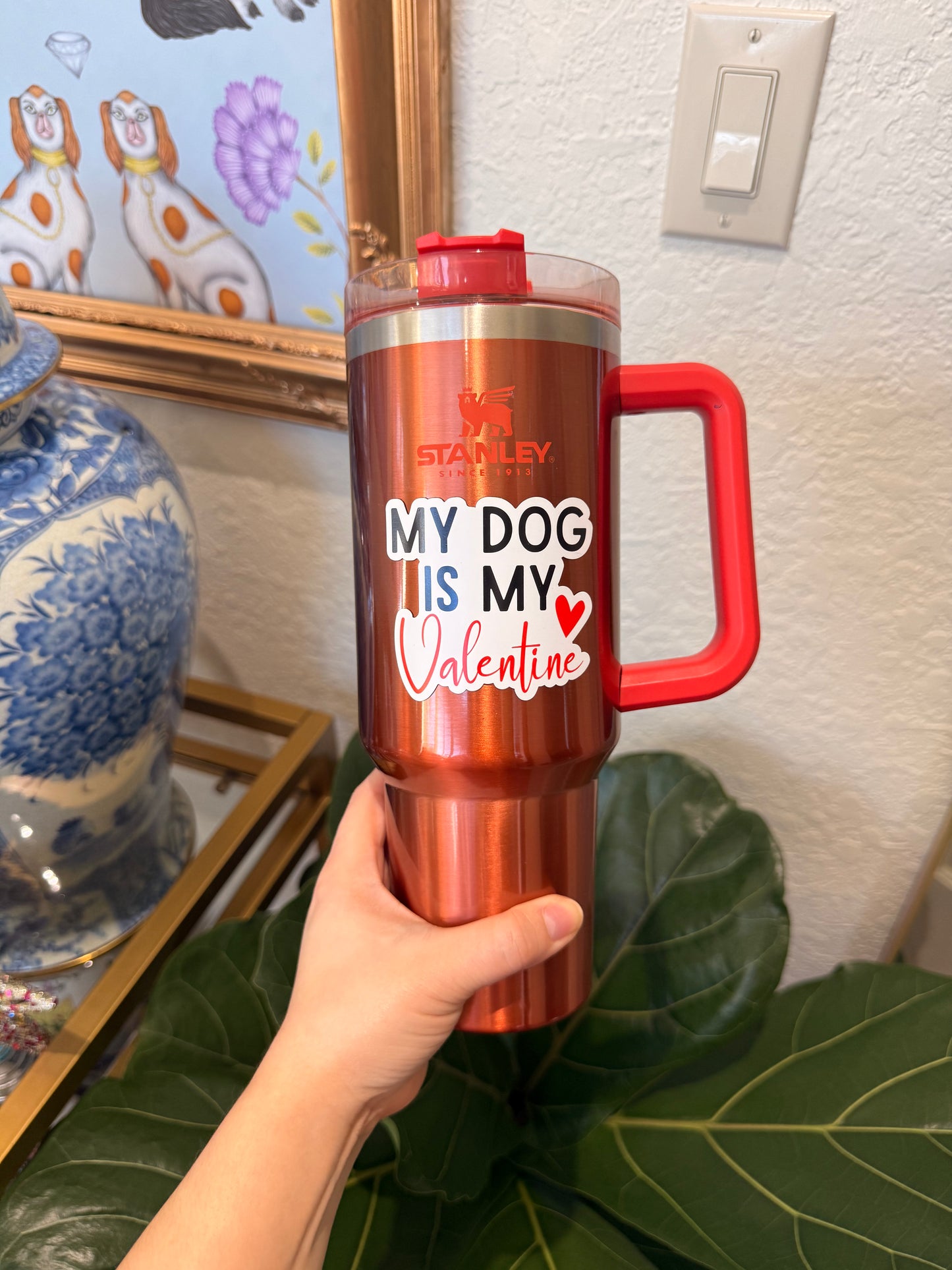 My Dog Is My Valentine Magnet