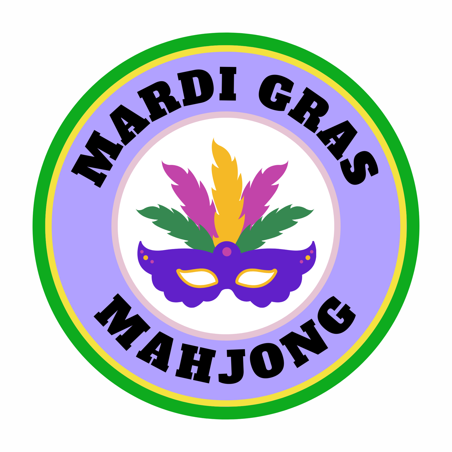 Mardi Gras Merit Sticker (Sold in sets of 20)