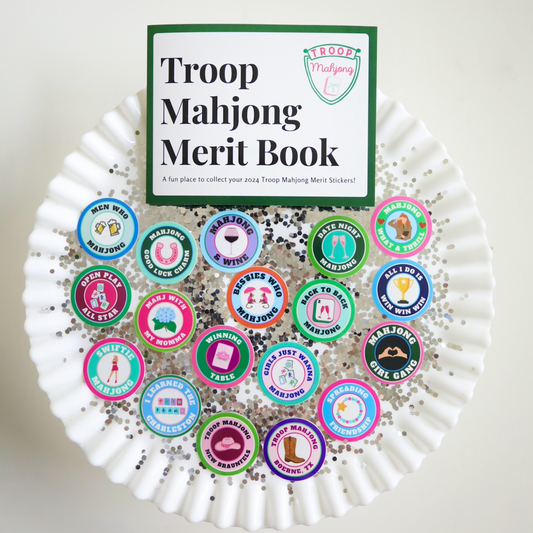 Troop Mahjong Merit Stickers (18 options - Sold Individually)