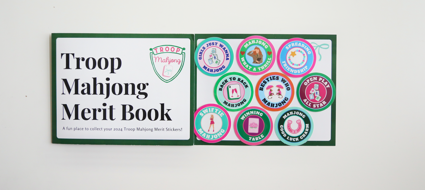 Troop Mahjong Merit Sticker Bundle (4 options)