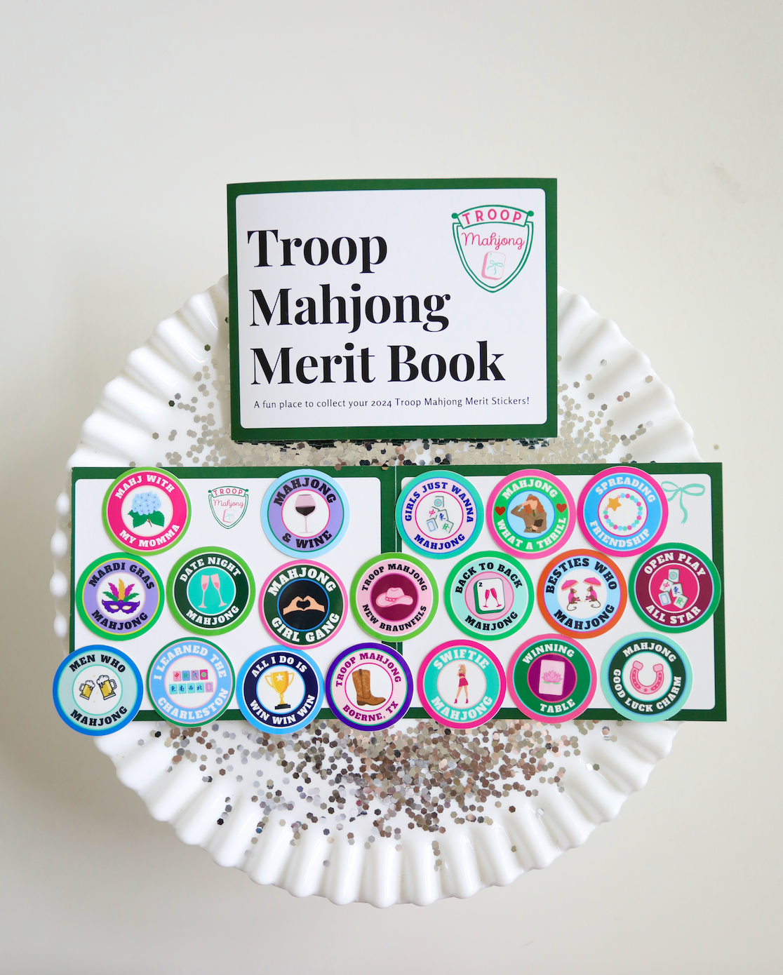 Troop Mahjong Merit Sticker Bundle (4 options)
