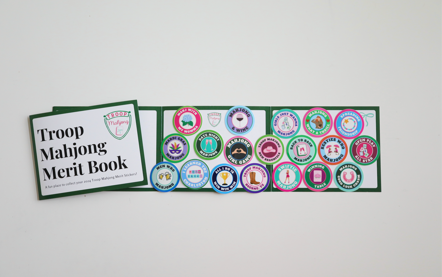 Troop Mahjong Merit Sticker Bundle (4 options)
