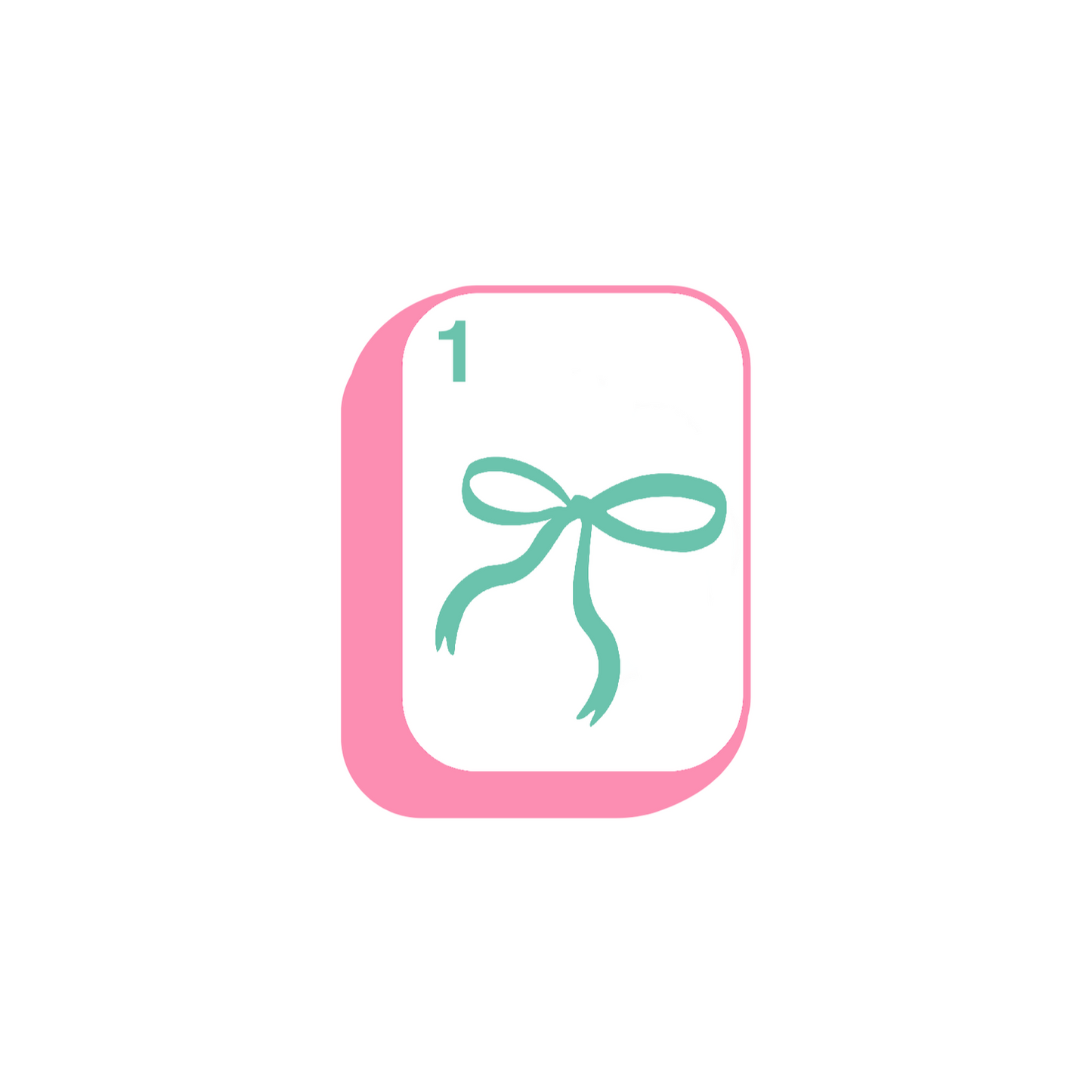 One Bow Bam Magnet