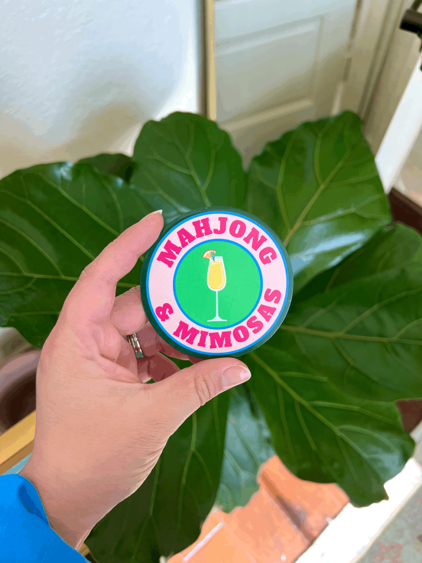 Mahjong & Mimosas Magnet