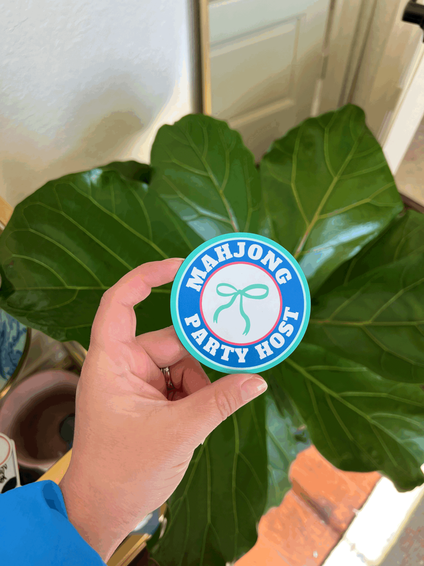 Mahjong Party Host Magnet