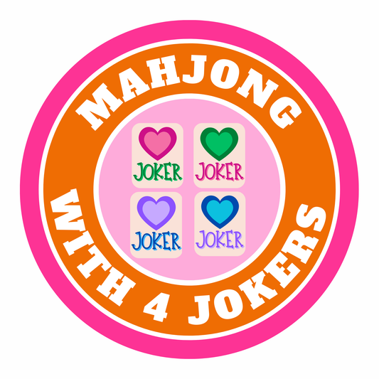 Mahjong with 4 Jokers Merit Sticker Wholesale