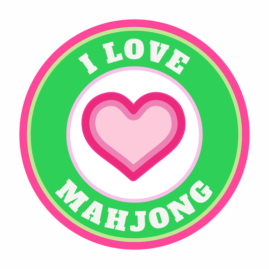 I Love Mahjoing Magnet