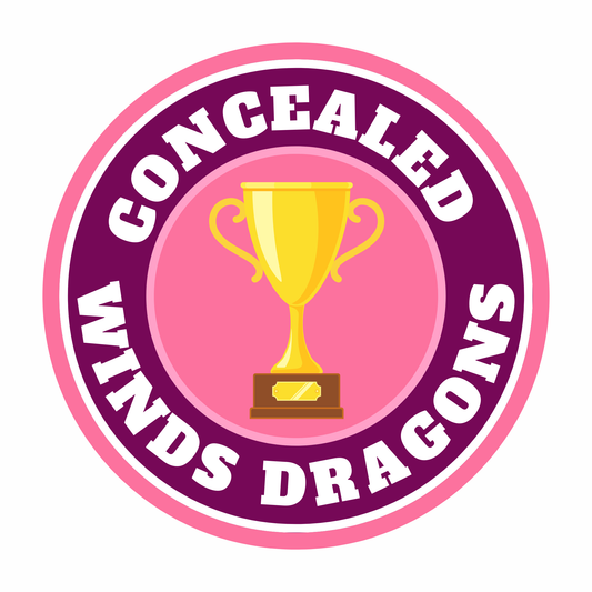 Concealed Winds-Dragons Mahjong Merit Sticker (Sold in Sets of 20)