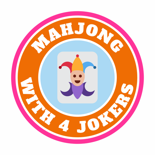 Mahjong with 4 Jokers Merit Sticker (Sold in Sets of 20)