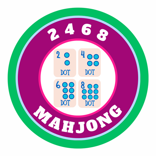2 4 6 8 Mahjong Merit Sticker Wholesale