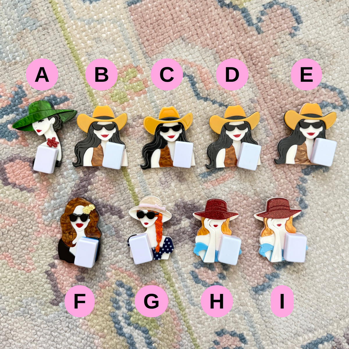 Troop Mahjong x Trishell Brooch