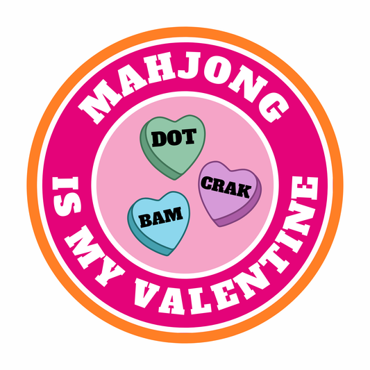 Mahjong Is My Valentine Magnet