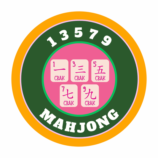 1 3 5 7 9 Mahjong Merit Sticker Wholesale