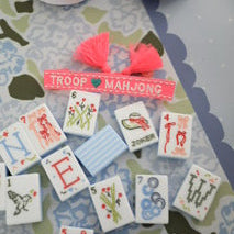 Troop Mahjong Woven Bracelet