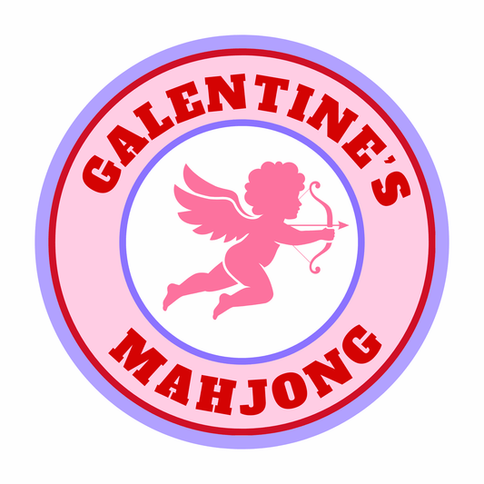 Galentine's Mahjong Magnet