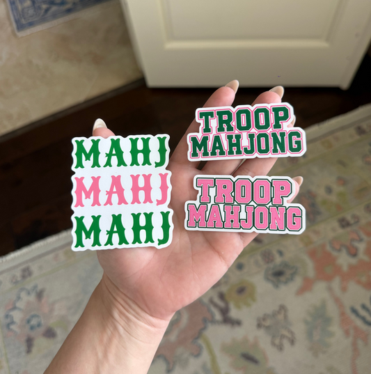 Mahjong Stickers - Sold Separately