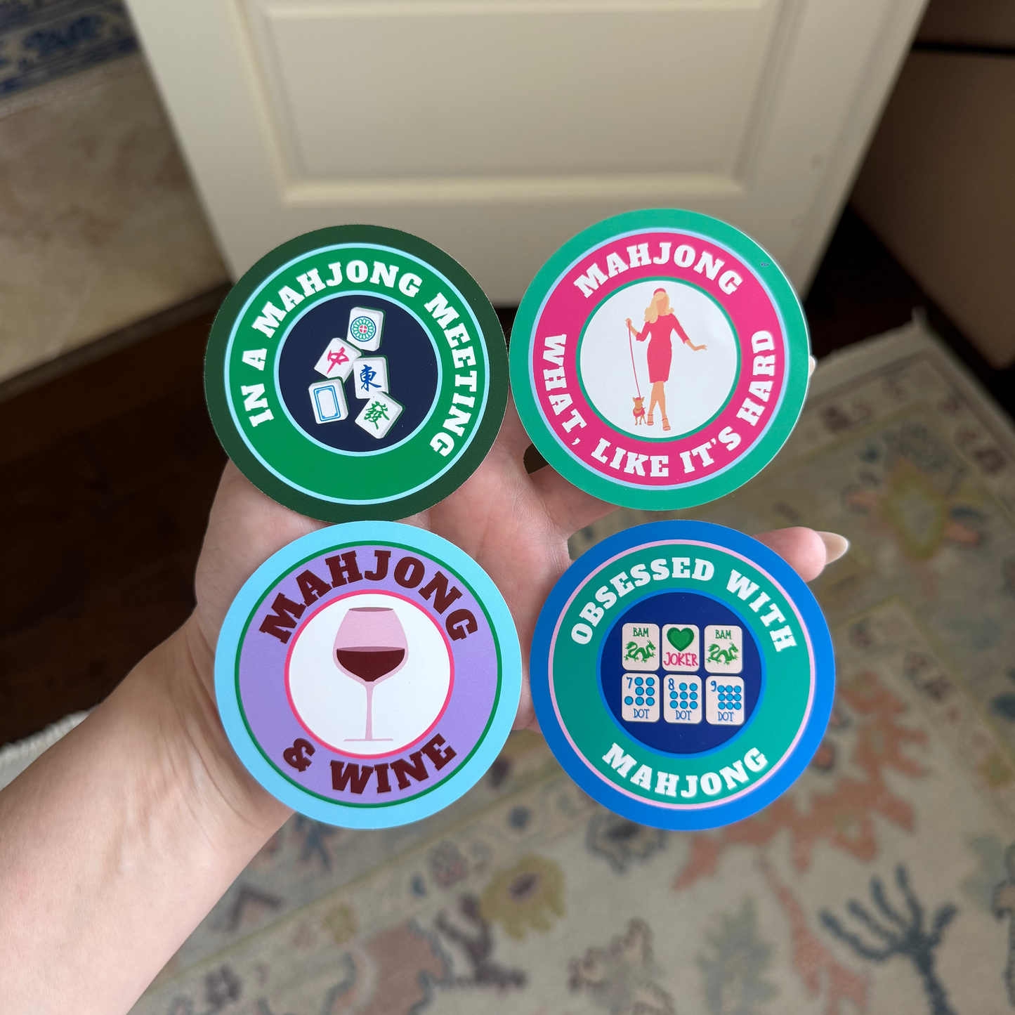 Mahjong Stickers - Sold Separately
