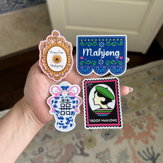Mahjong Stickers - Sold Separately
