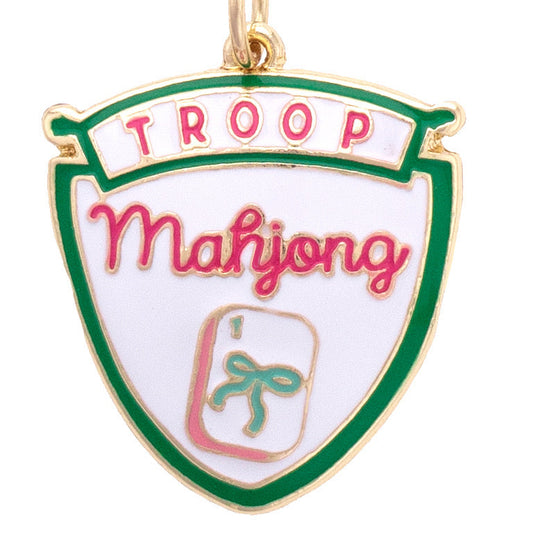 Troop Mahjong Crest Charm