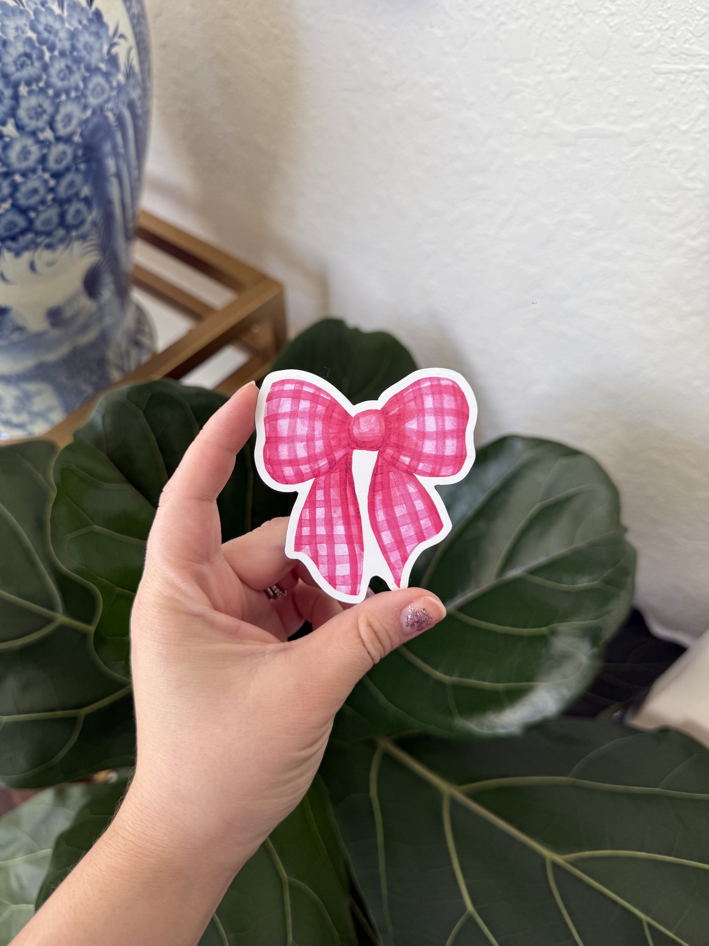 Pink Bow Magnet