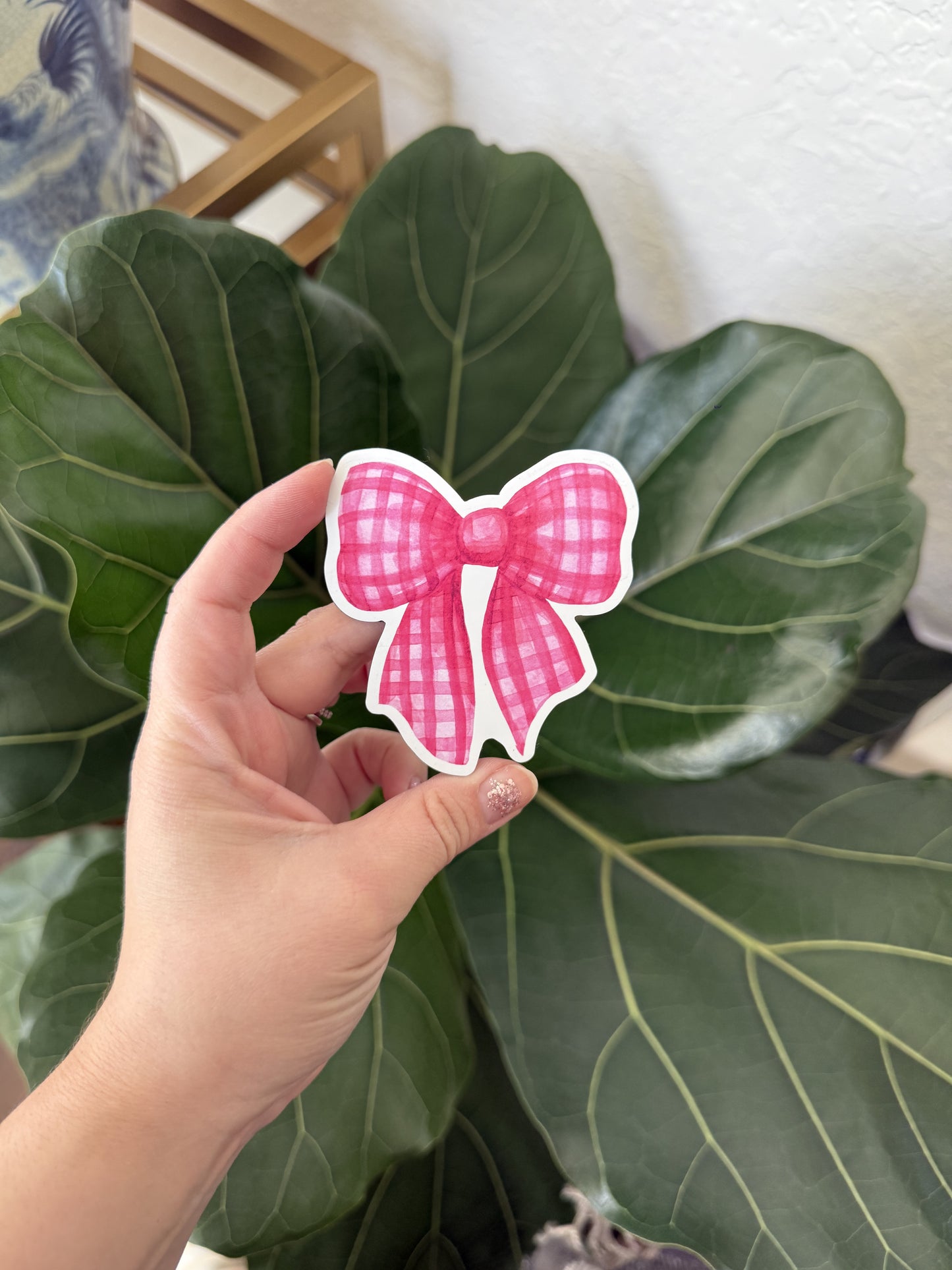 Pink Bow Magnet