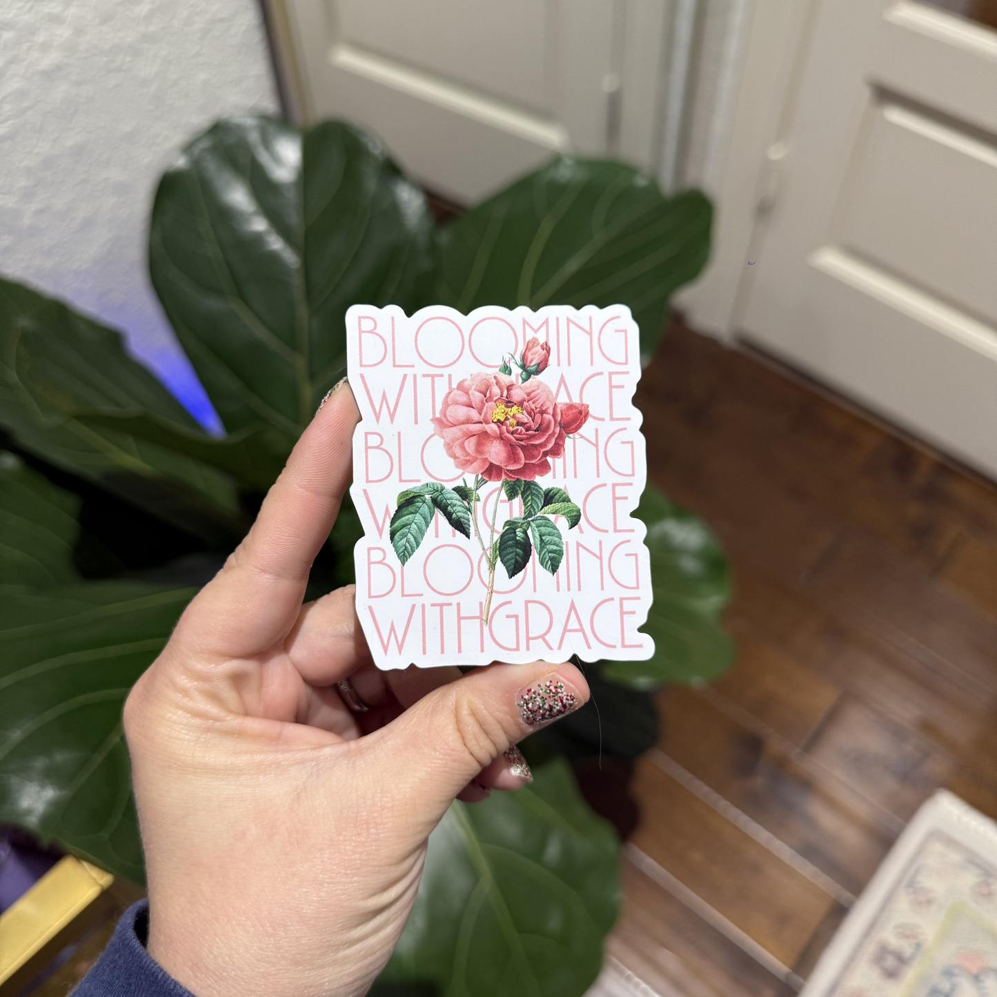 Bloom With Grace Magnet