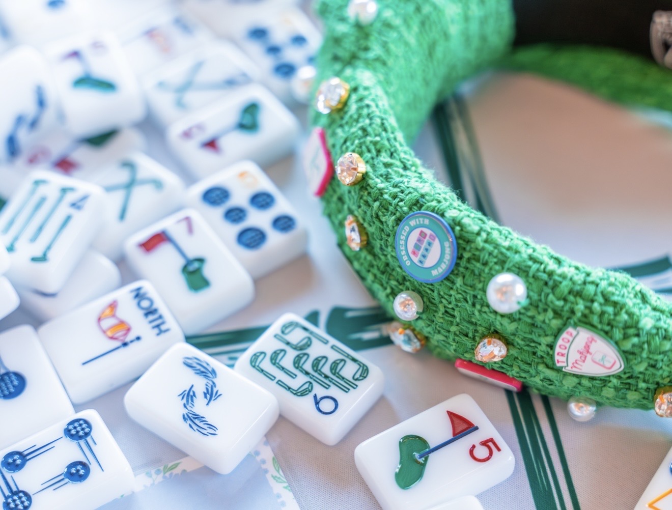 Troop Mahjong x Brianna Cannon Headband