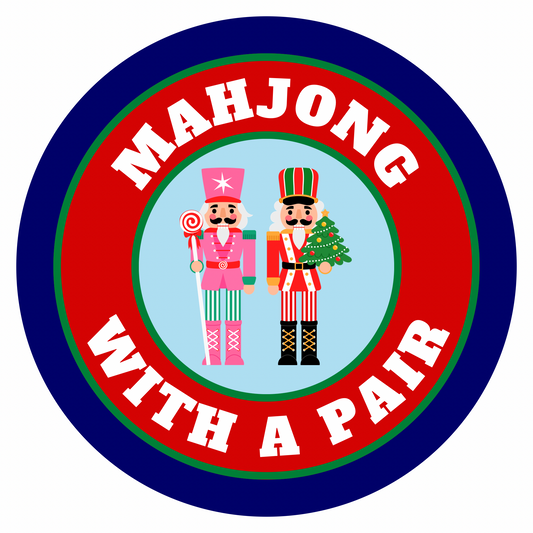 Mahjong With A Pair Nutcracker Magnet