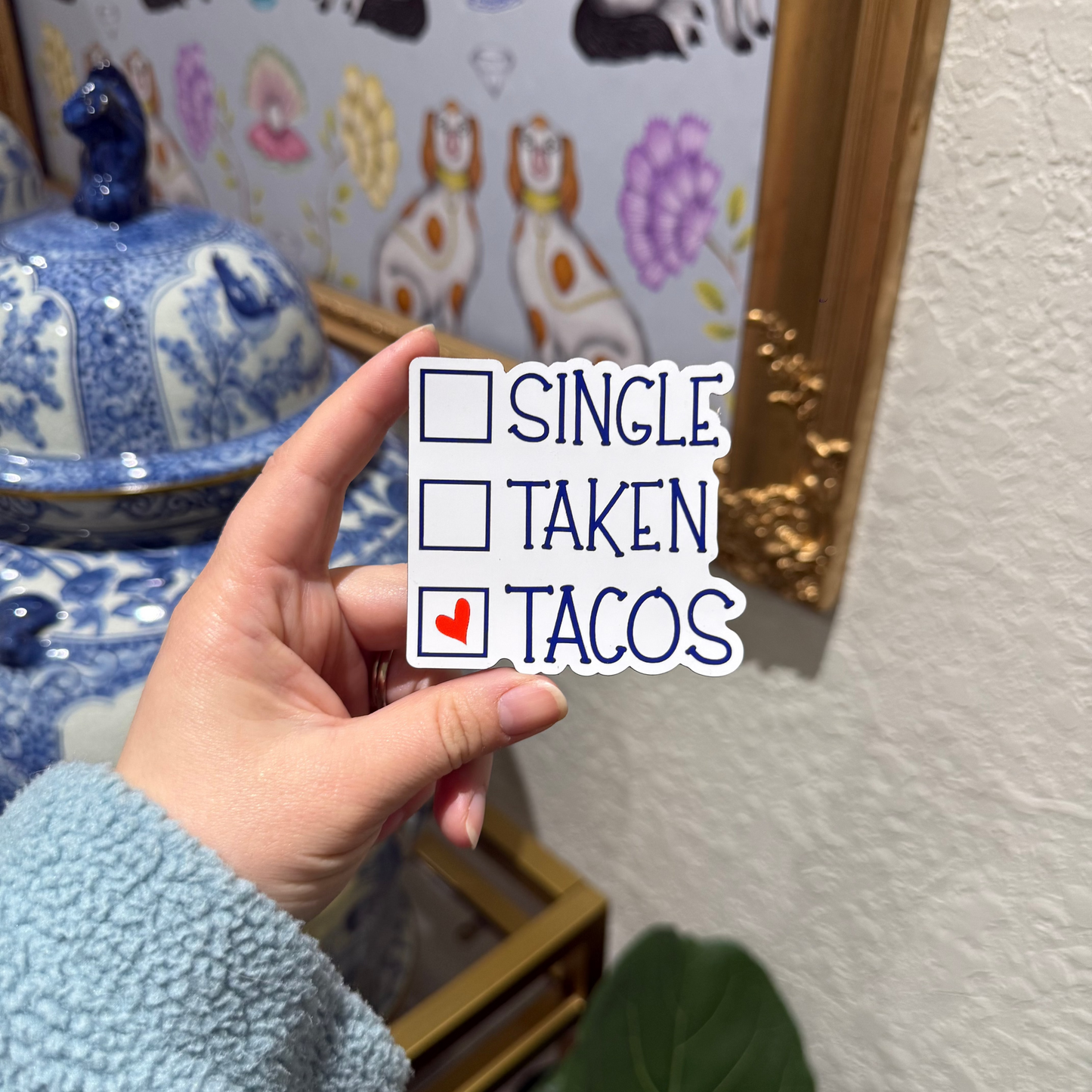 Single Taken Tacos Magnet