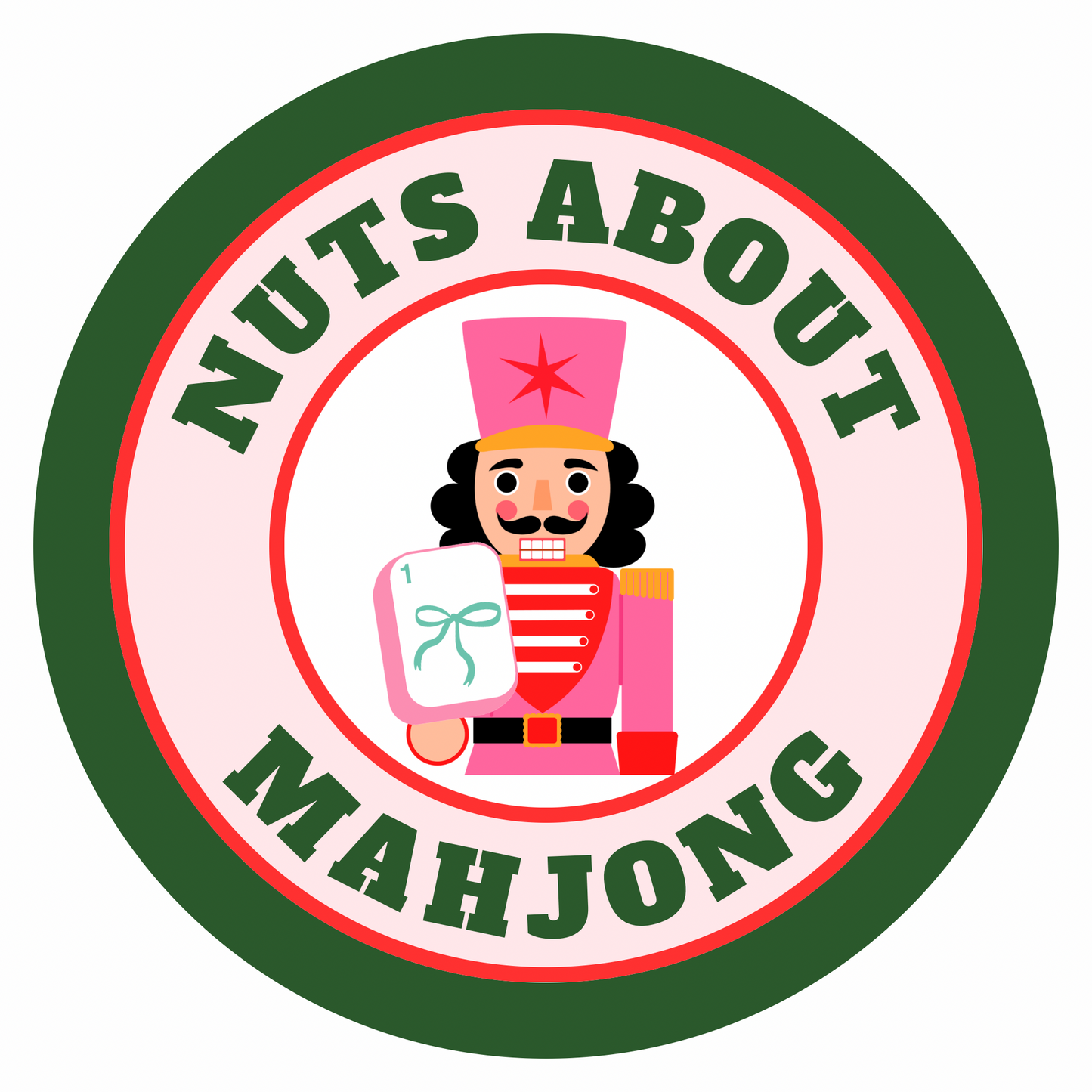 Nuts About Mahjong Magnet