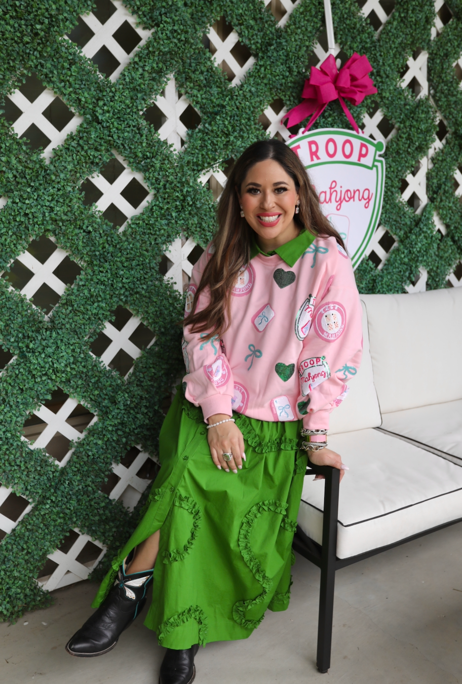 Troop Mahjong x Queen of Sparkles Sweatshirt