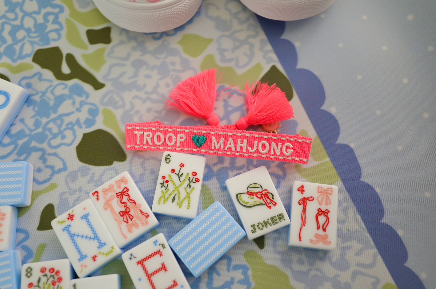 Troop Mahjong Woven Bracelet